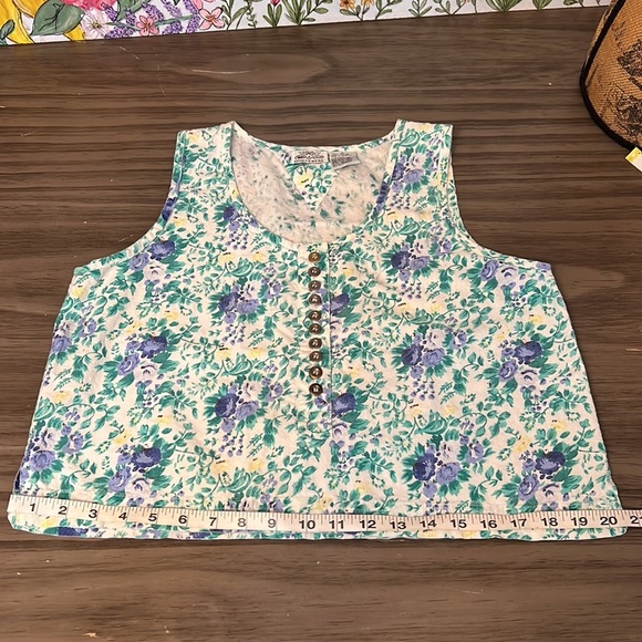 1990’S FLORAL CROP TOP MEDIUM - Picture 13 of 13